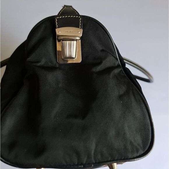 Authentic Prada Tessuto Nylon Satchel Bag Black - Picture 6 of 16